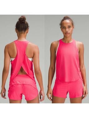 Lululemon High-Ventilation Running Tank Top Hot Pink